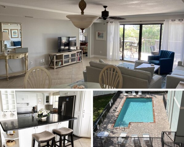 Palms 3 bed/2.5ba Gulfside Condo GCV1-041 (1600)