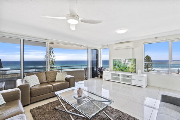 Enjoy the sea breeze right in the comfort of the living room
