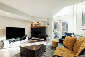 Great room with plenty of natural light