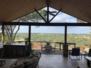 View from patio doors.