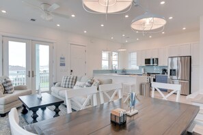 Living Area | Dining Area | Kitchen