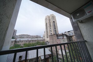 Blick vom Balkon
