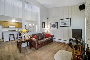Relax by the TV after a day of fun on the mountain