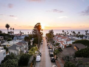 Located less than a block to the beach 