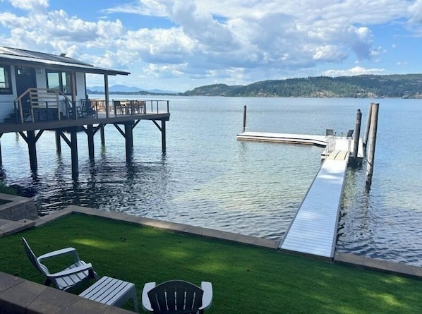 New Dock and Landscape