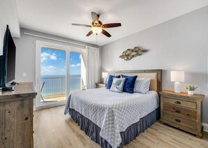 Gulf view from the master bedroom