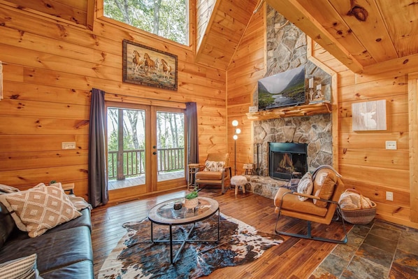 Enjoy all the natural light flooding into the main-level great room