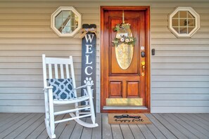 This home is equipped with keyless entry for guest convenience
