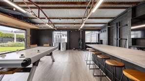 Hockey table for additional entertainment 