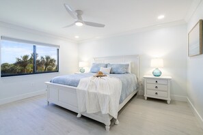 Spacious master's bedroom with good lightning