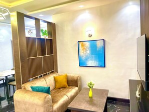 Sala de estar en el lobby