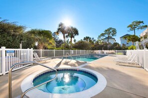 Community pool and Hot Tub