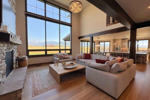 This brand-new luxury home is the perfect basecamp for your next Teton Valley adventure.