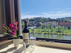 Blick von der Unterkunft
