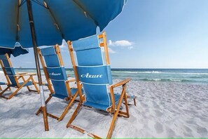 Azure Condominiums - Complimentary Beach Service - March - Octob