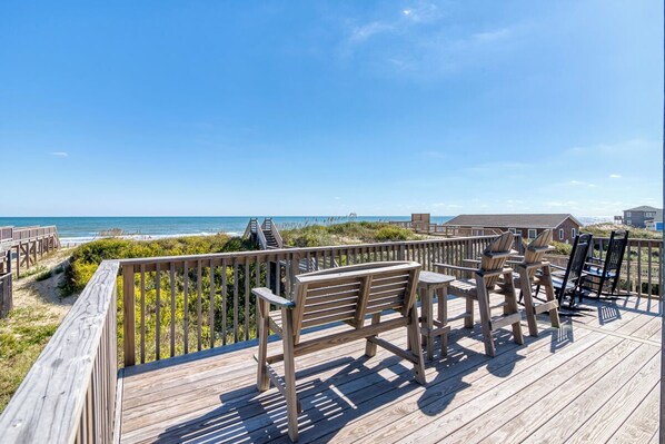 Top Level Oceanfront Deck