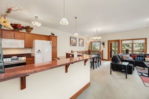 F3 Kitchen W/Dining Area View