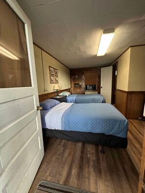 two twin beds