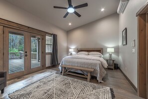 Master bedroom- king size bed