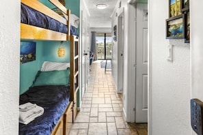 Island-inspired bunks for a fun, cozy stay.