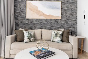 Sofa bed with memory foam topper