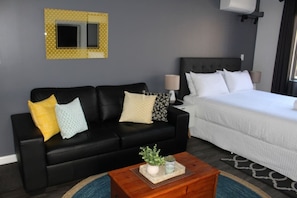 Comfy sofa when hosting for 2 guests, Sofa bed when hosting for up to 4 guests