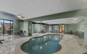 Beyond the condo you have access to an array of resort amenities including an indoor pool & hot tub, gym, and game room.