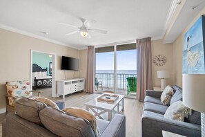 Living Area with Balcony