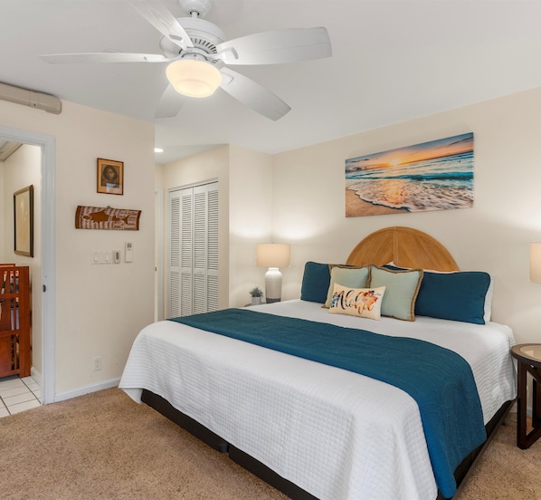 Comfy king size bed