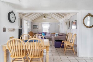 Dining table with seating for up to 6