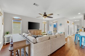 Spacious first floor with plenty of room to spread out and relax
