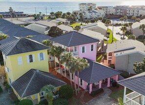 Flamingo Cove is located in a quiet cul de sac, just steps from the beach