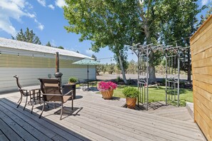 Veranda with comfortable seating