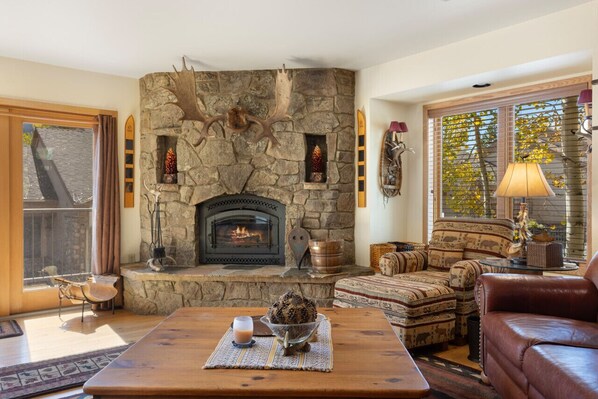 Fireplace in Family Room
