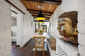 Exquisitely appointed by its designer tenant. Explore its unique treasures