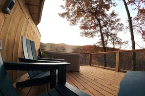 Adirondack deck chairs when your are in between hot tub, sauna or cold plunge sessions. Treat yourself. You won't regret it.