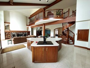 View from kitchen