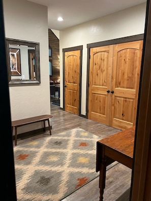 Large entry and mud room.