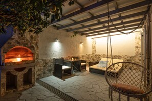 Serene night moments and BBQ area