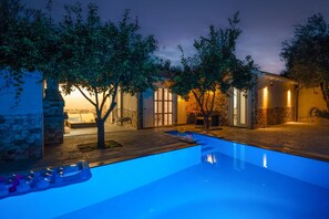 Pool before twilight