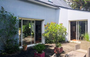 outside