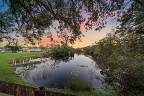 Get ready for the highlight of this home... The private view of the Canal!