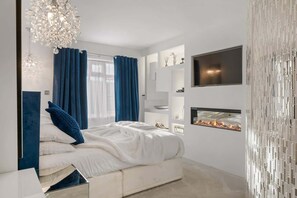 Master bedroom with ensuite bathroom