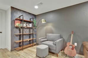 Cozy reading nook