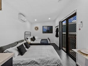 Sofa bed double and main double bed