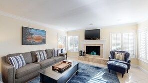 Living Room with HDTV