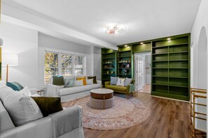 Living room with stunning colors