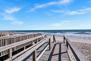 Beach access just steps away