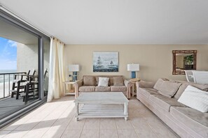 Gulf-Front Living Room