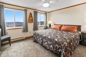 Spacious bedroom with King Bed